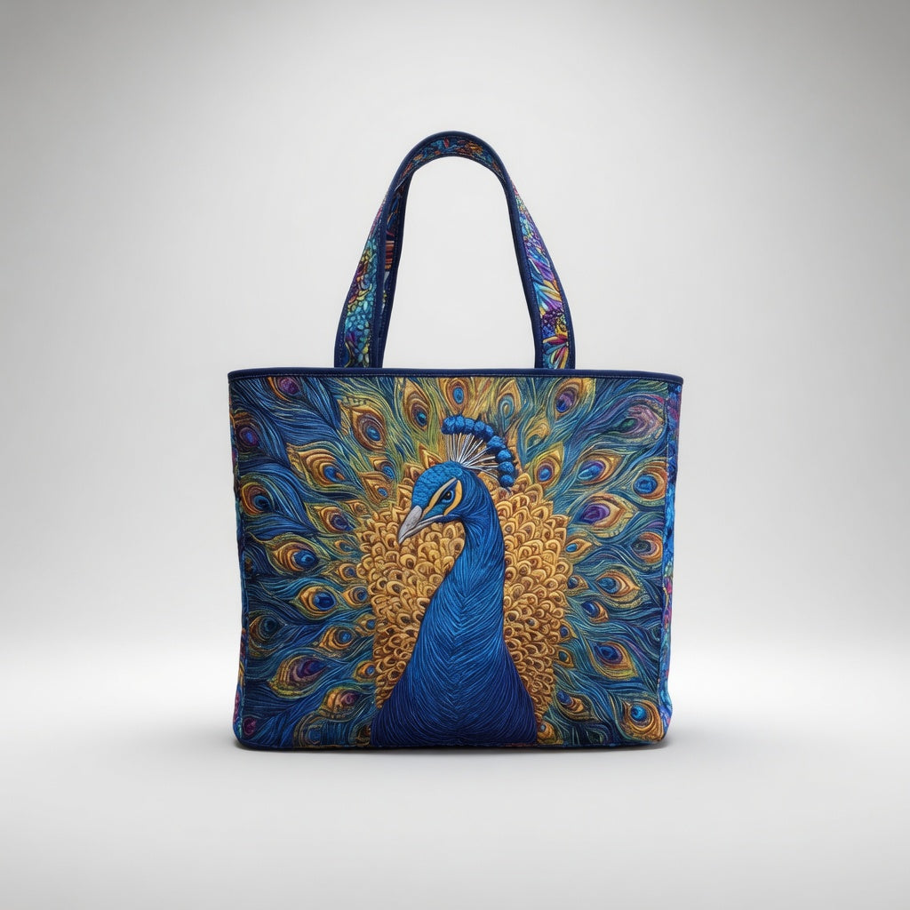 Tote Bag Artisan - Kongelig Påfugl