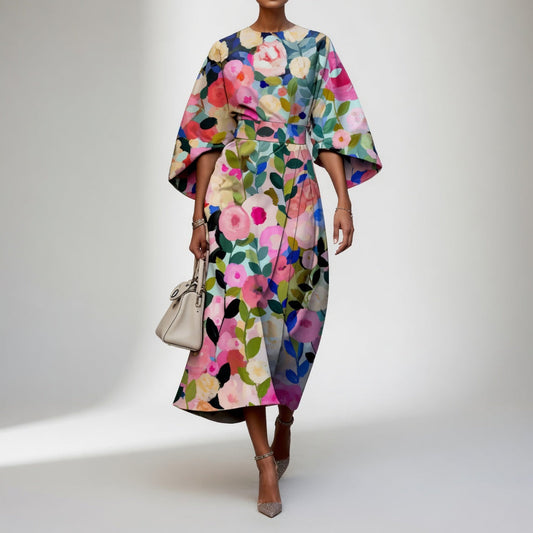 Mirabelle™ – Kimonokjole med blomster og orientalsk ynde