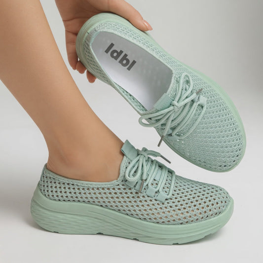 Éloïsette™ — Gennembrudt sneaker med snørebånd og plateausål, feminin lethed