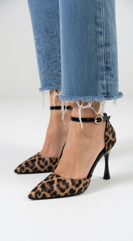 Léontine™ — Elegante pumps med fedt print til kvinder