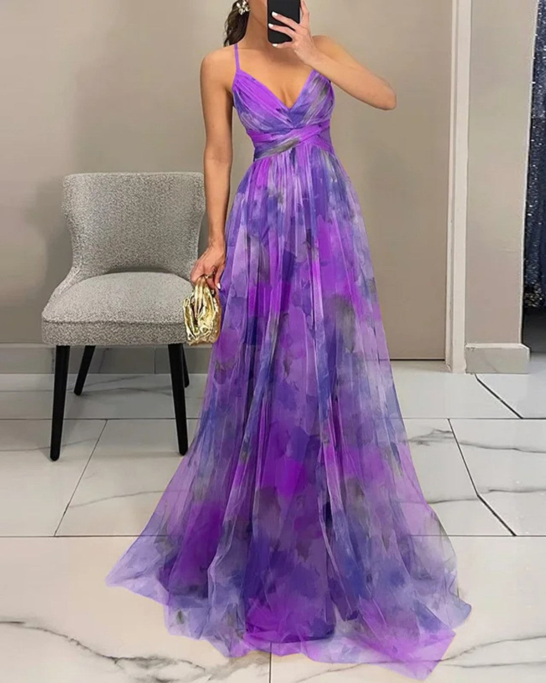 Marbella elegant silkekjole – Maison Claire et Sylvie