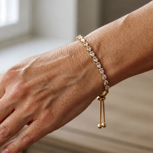 Justérbart geometrisk armbånd