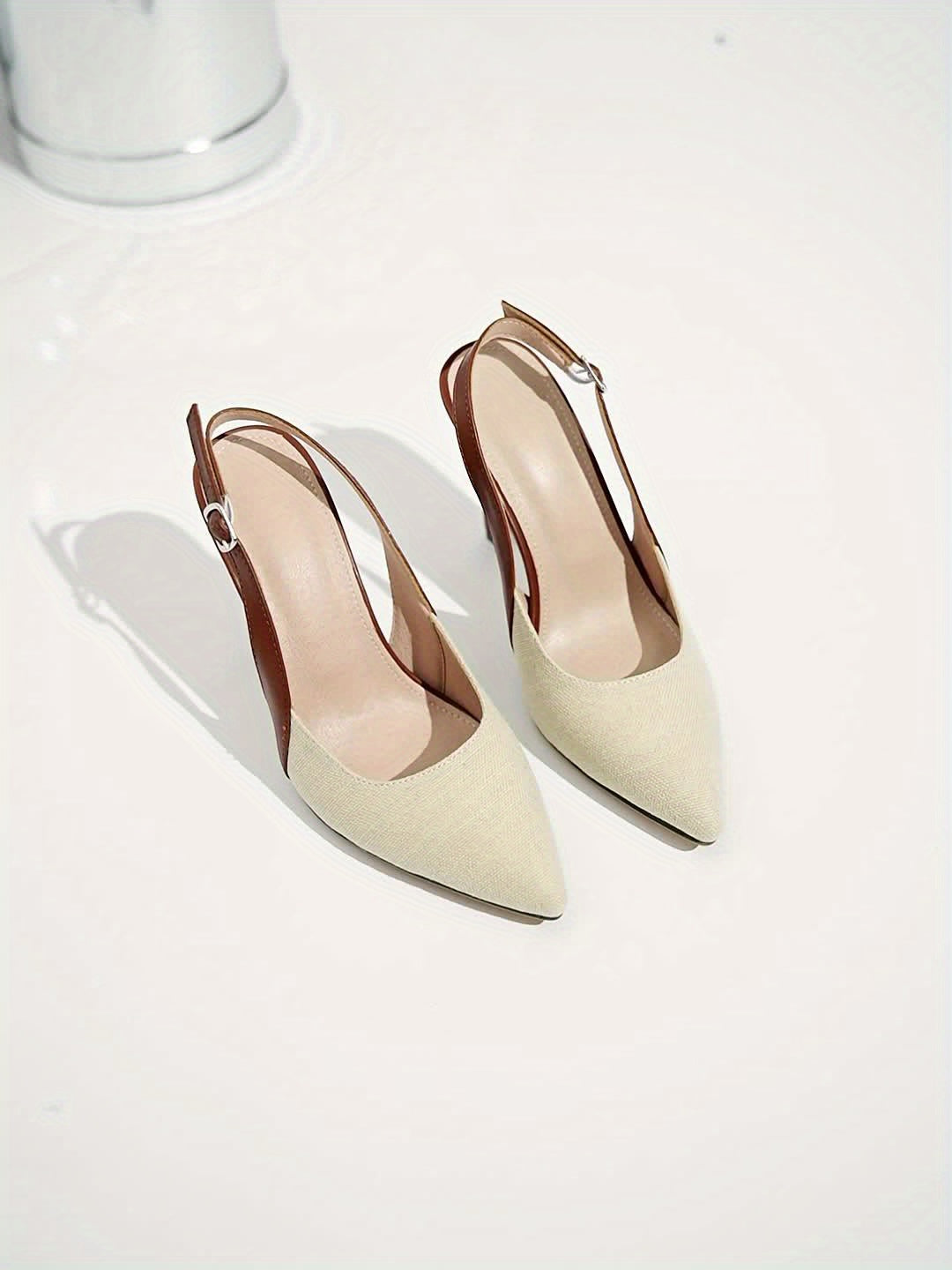 Amélie™ | Slingback-hæle i kontrastfarver