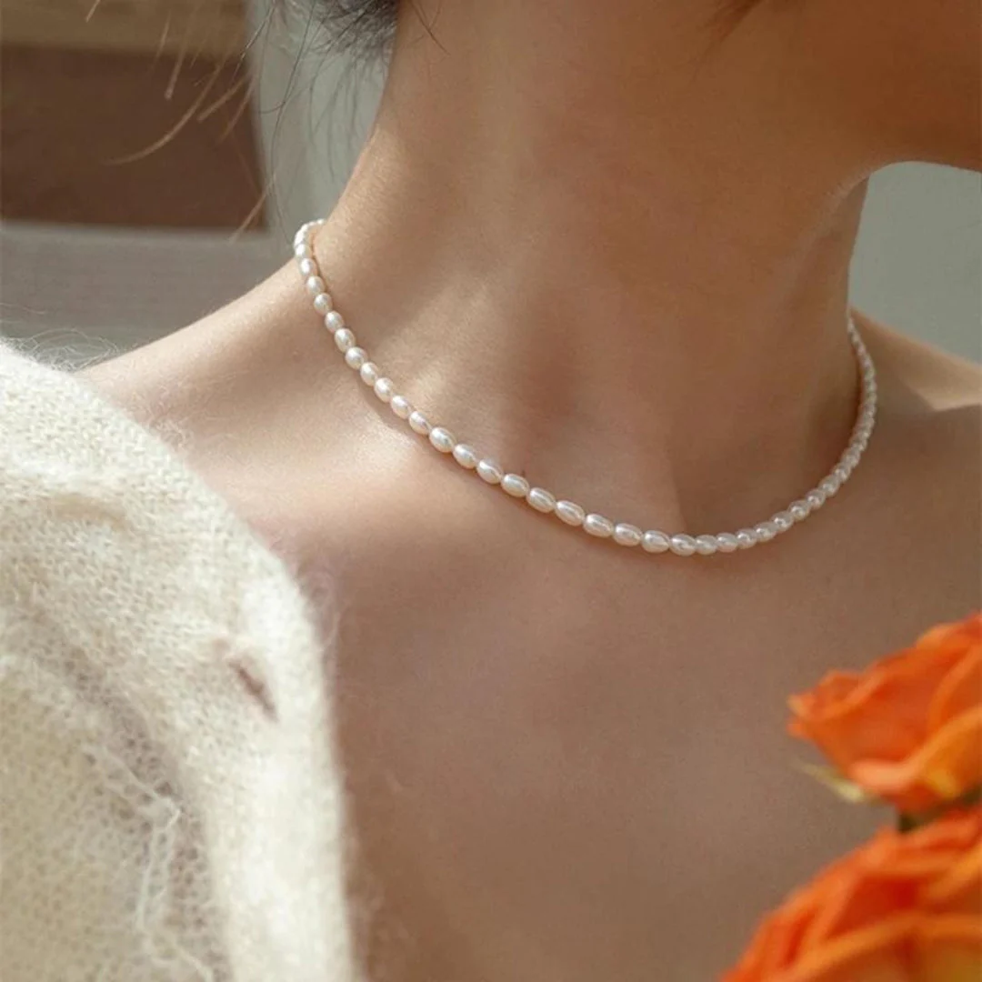Elegant perlehalskæde