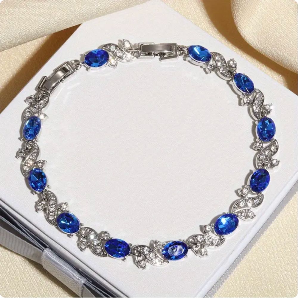 Sapphire armbånd med stil