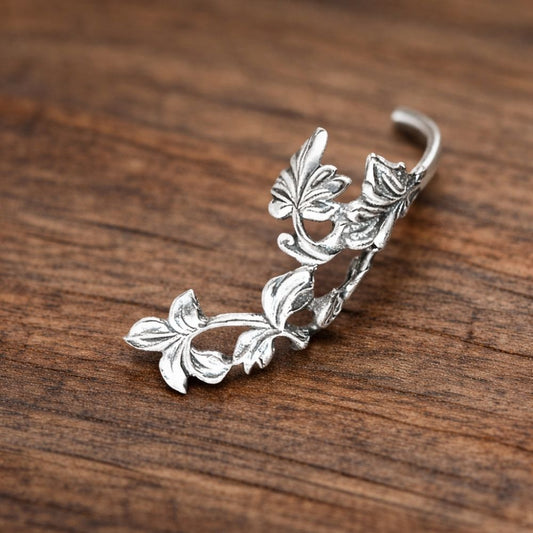 Vintage Blomster Clip Øreringe