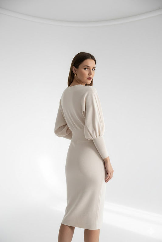 Mathilde™ — Elegant og behagelig midikjole med tidløst look