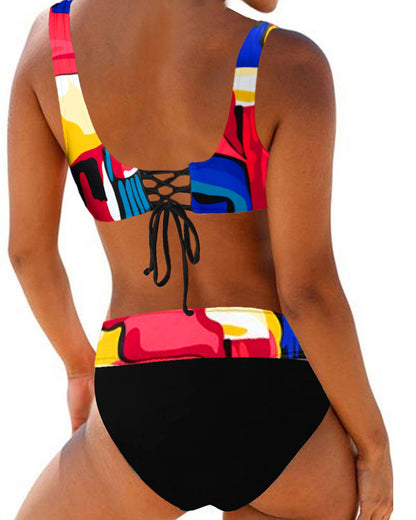 Eva - Farverig og glad bikini