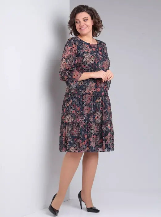 Oriane™ — Elegant blomsterkjole i tidløs stil