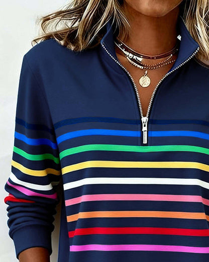 MARIE | Afslappet sweater med komfort og farverig stil til hverdagen