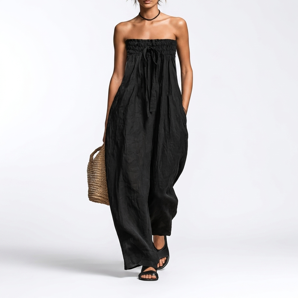 Nina™ | Elegant stropløs jumpsuit