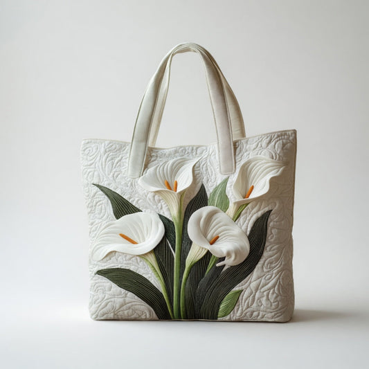 Tote Bag Artisan - Hvid Lilje