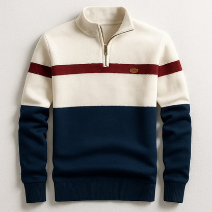 Éloi™ | Raffineret og behagelig sweater med halv lynlås