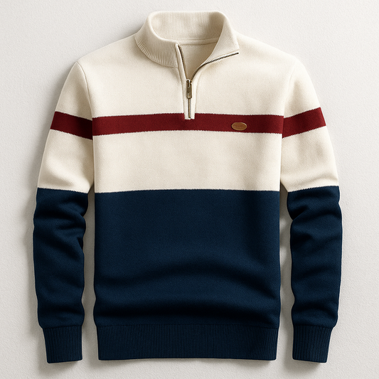 Éloi™ | Raffineret og behagelig sweater med halv lynlås