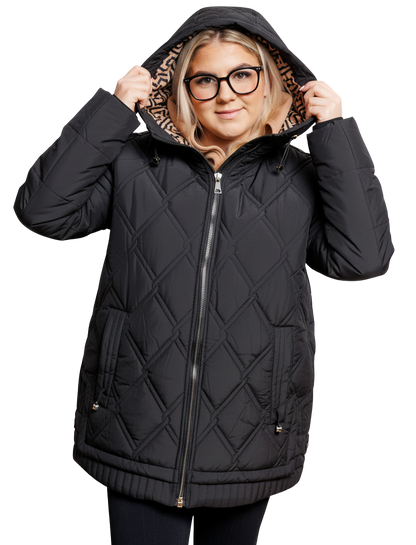 Éliane™ | Varm, let og vandtæt vinterjakke i plus size