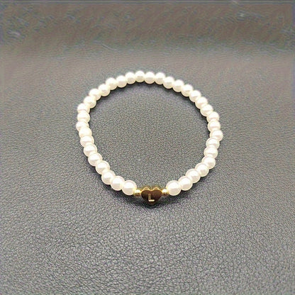 Elegant Armbånd med Initial i Hjerte (A–Z)