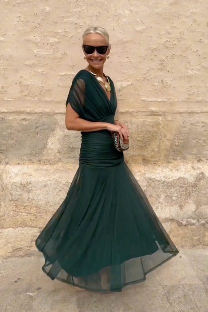 Elegant Santana-silkekjole - Maison Claire et Sylvie