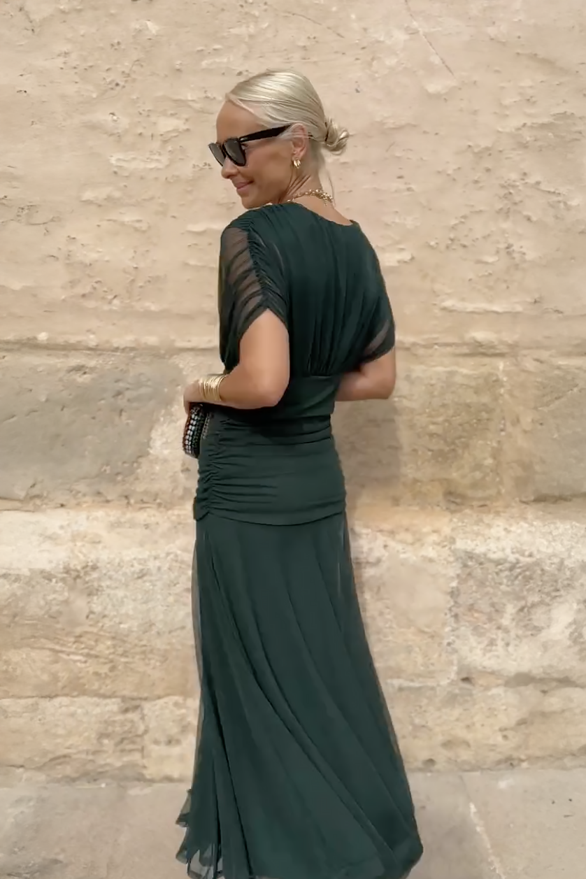 Elegant Santana-silkekjole - Maison Claire et Sylvie