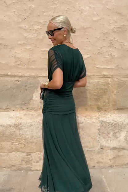 Elegant Santana-silkekjole - Maison Claire et Sylvie