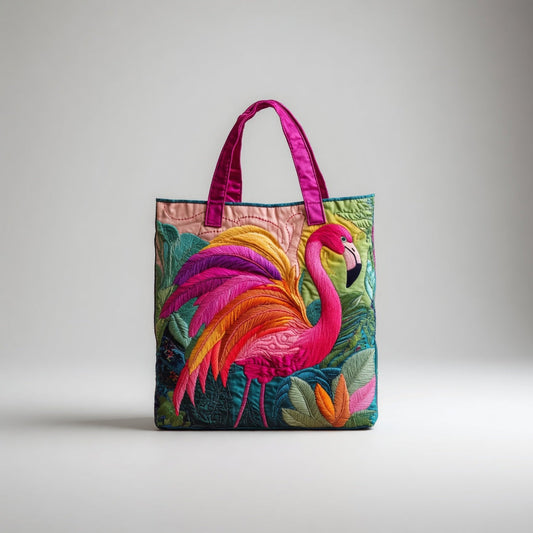 Artisan Tote Bag - Regnbue-flamingo