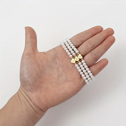 Elegant Armbånd med Initial i Hjerte (A–Z)