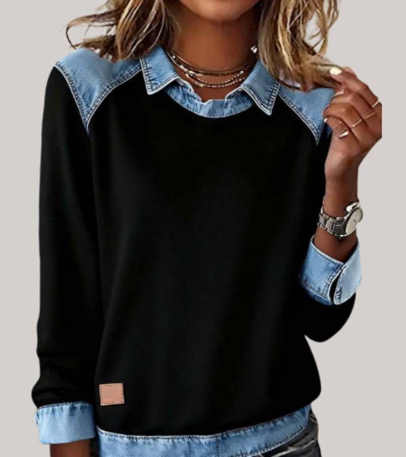 Rosalie™ — Moderne, chic strikket top