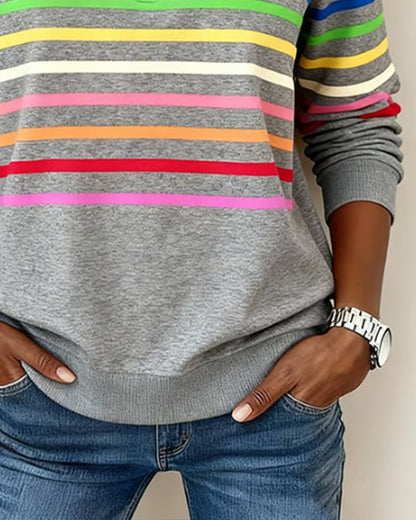 MARIE | Afslappet sweater med komfort og farverig stil til hverdagen