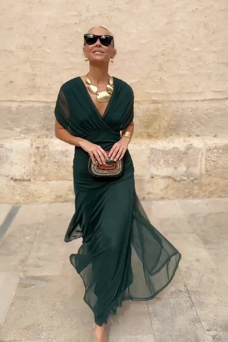 Elegant Santana-silkekjole - Maison Claire et Sylvie