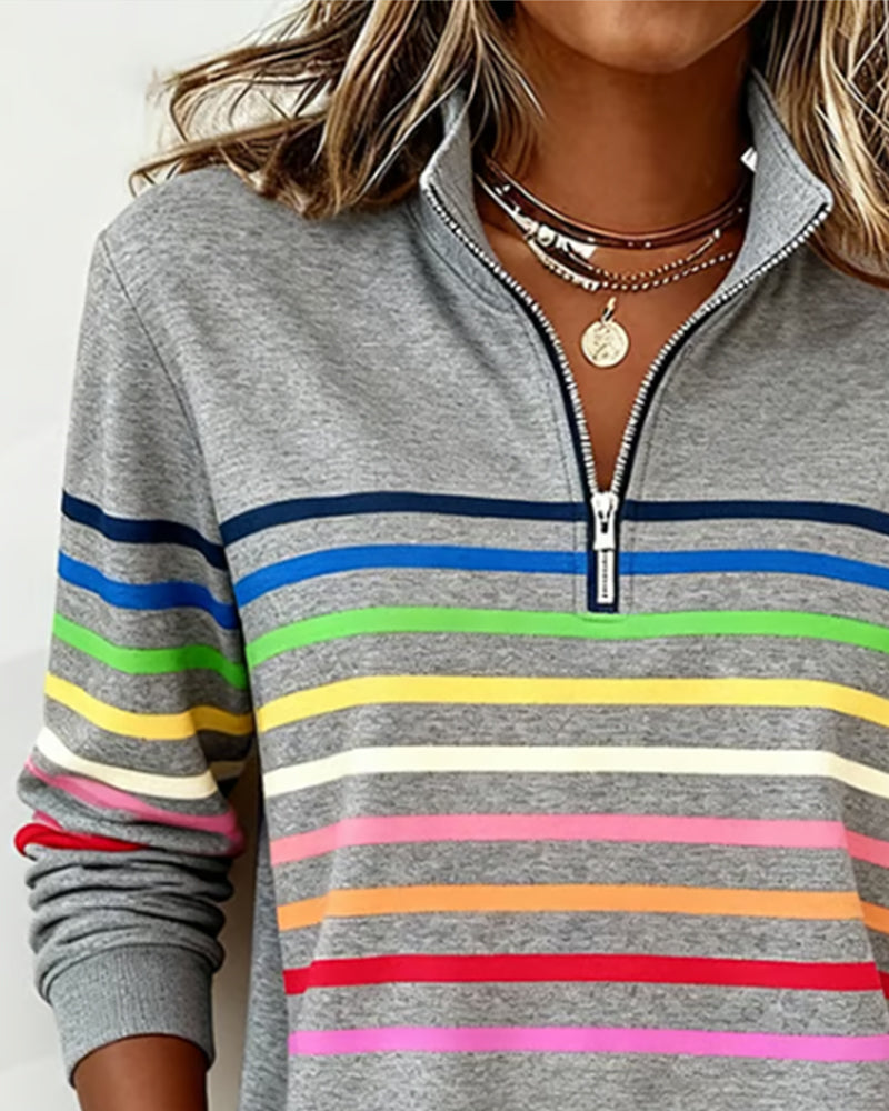 MARIE | Afslappet sweater med komfort og farverig stil til hverdagen
