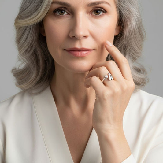 Anne™ – Ring med dyreikon (rosa)