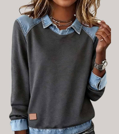 Rosalie™ — Moderne, chic strikket top