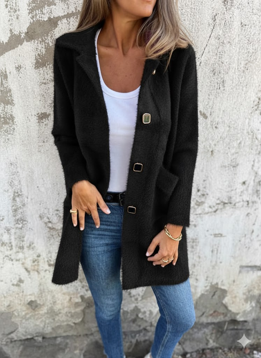 Margaux™ — Elegant lang jakke til hverdagen
