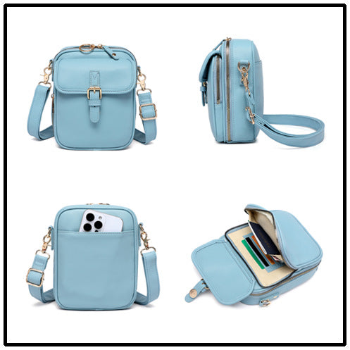 Camille™ — Rummelig elegant vintage messengertaske