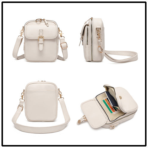 Camille™ — Rummelig elegant vintage messengertaske