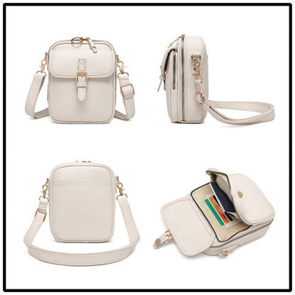 Camille™ — Rummelig elegant vintage messengertaske