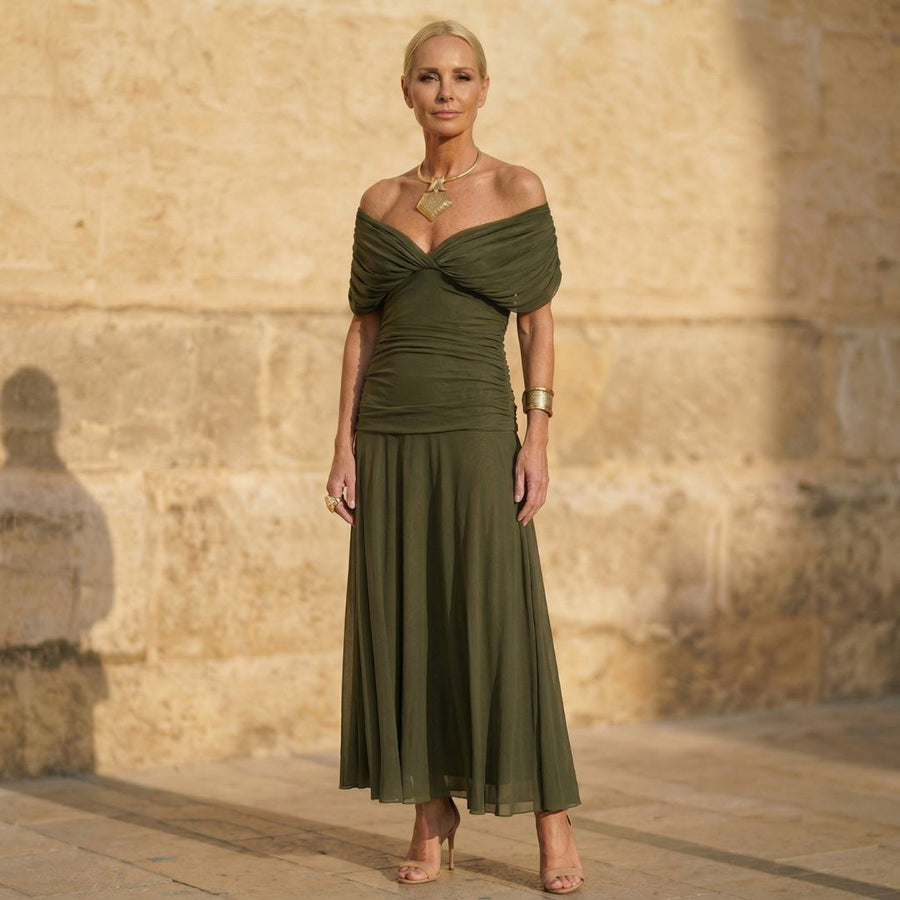 Jade | Elegant grøn kjole
