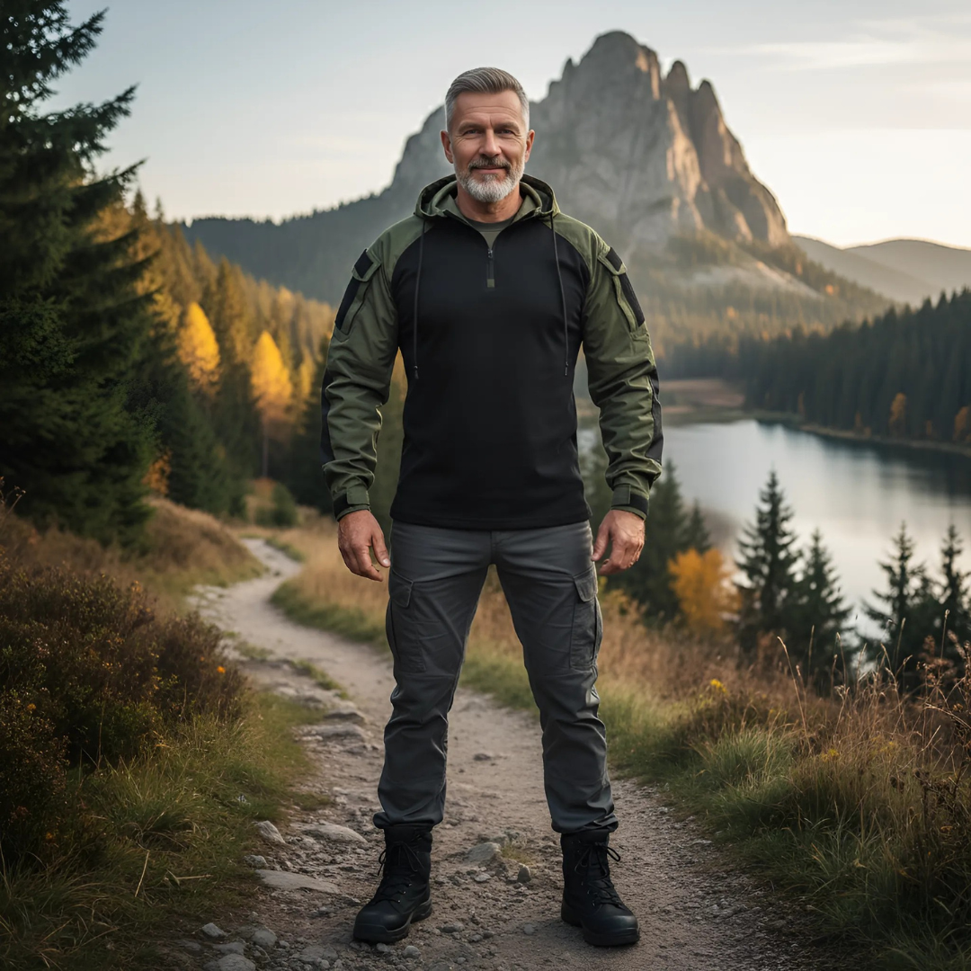Ambrozy™ | Urban taktisk jakke – styrke, stil og beskyttelse