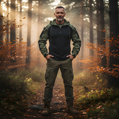 Ambrozy™ | Urban taktisk jakke – styrke, stil og beskyttelse