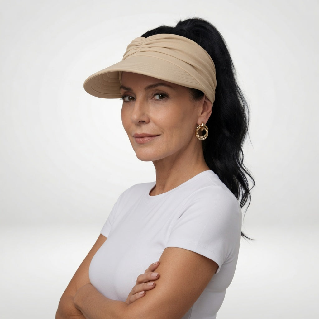 Solarine™ — Sporty chic solskærm med sommerbeskyttelse