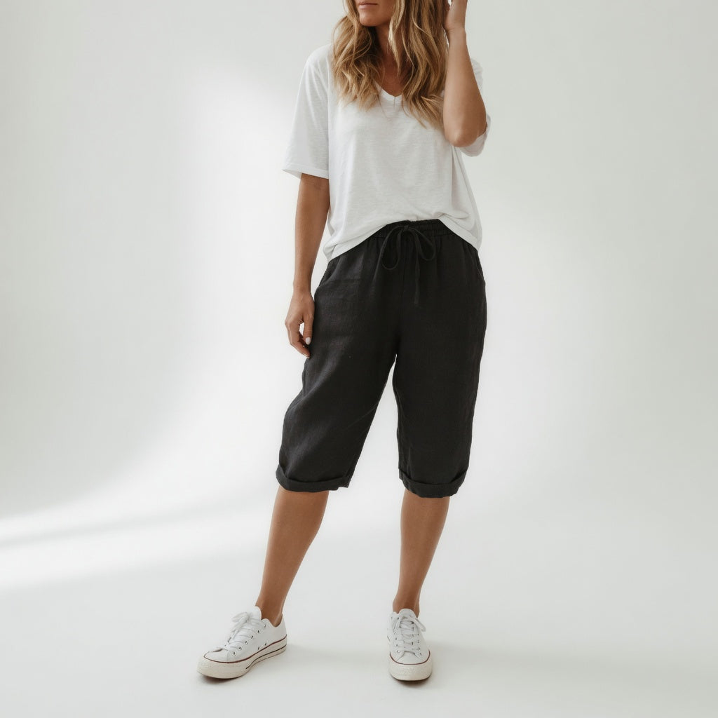 Fernande™ — Afslappede bermudashorts i 100 % bomuld i sommerstil