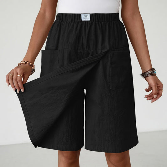 Libertine™ — Skort med elastisk talje og lommer til aktiv frihed