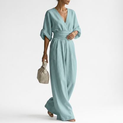 Évoriane™ — Flydende jumpsuit med raffineret sommerelegance