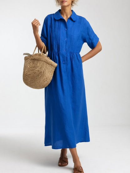 Lysandra™ - Flydende sommerskjortekjole