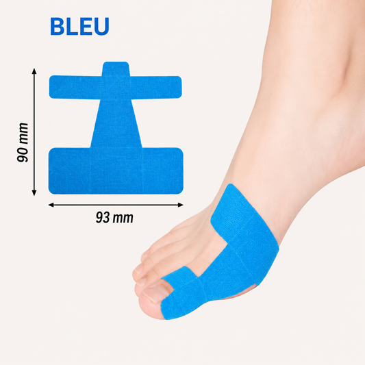 Comforté™ — Forskåret hallux valgus-tape, kinesiologi, aktiv komfort