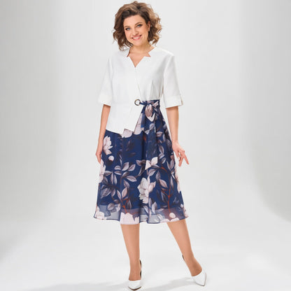 Mélusine™ — Blomstret nederdelssæt i romantisk elegance