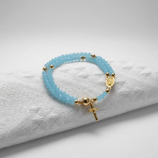 Loïsette™ — Armbånd med guldperler og charm, feminin finesse