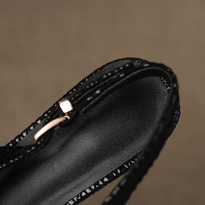 Céliane spidse slingback-hæle i læder