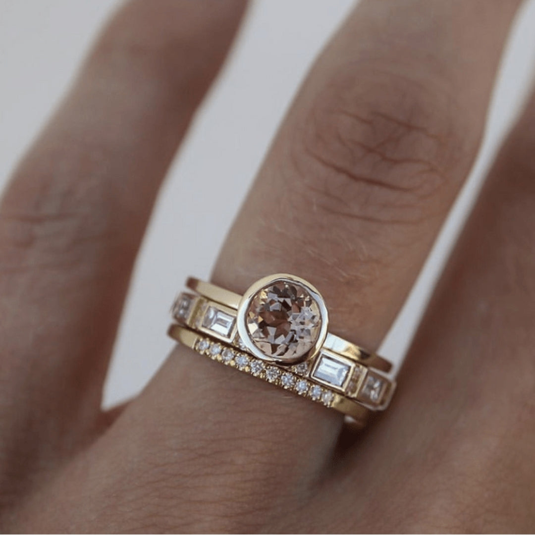 Skinnende Guldring™ – Vintagestil