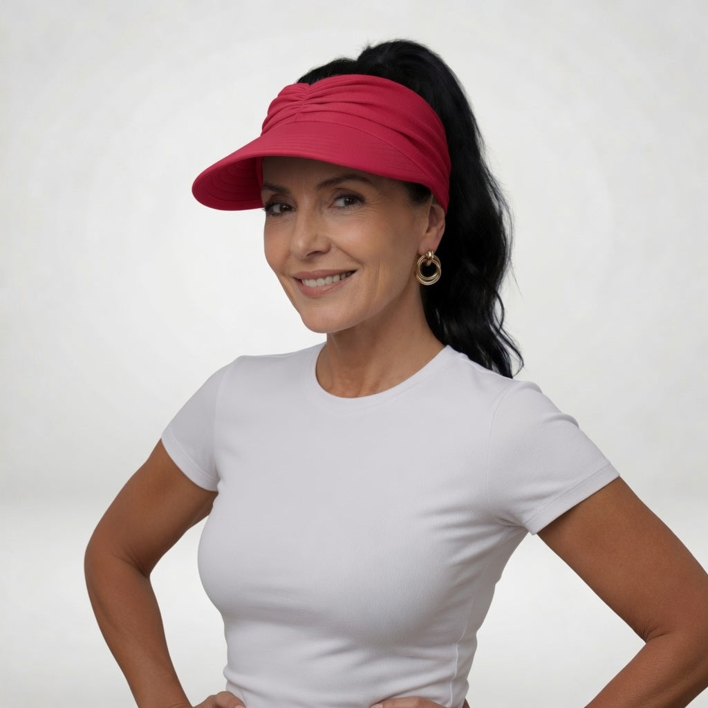 Solarine™ — Sporty chic solskærm med sommerbeskyttelse