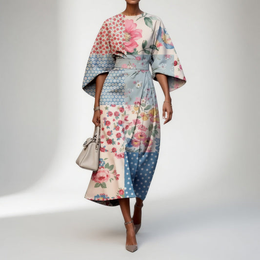 Mirabelle™ – Kimonokjole med blomster og orientalsk ynde